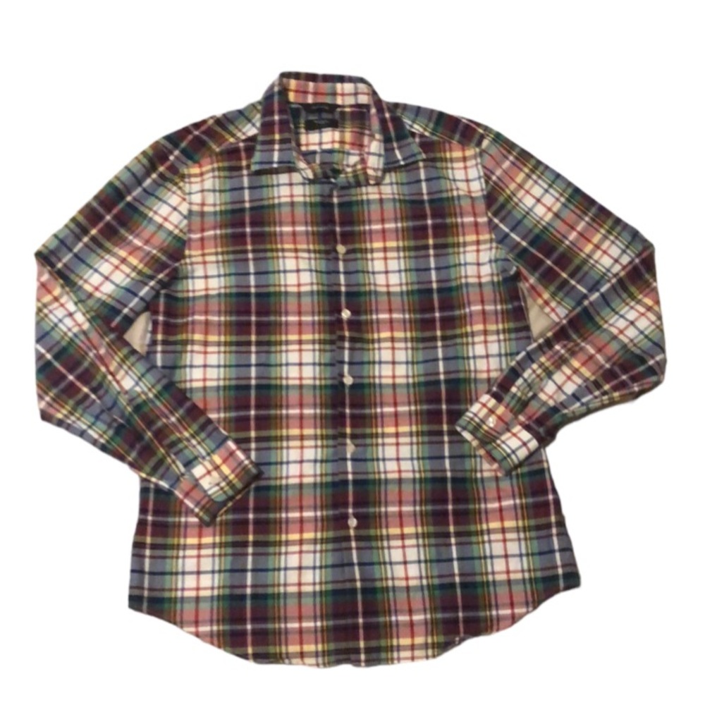 Paul Smith London The Legend Plaid Button Down Men’s Size 16/41
